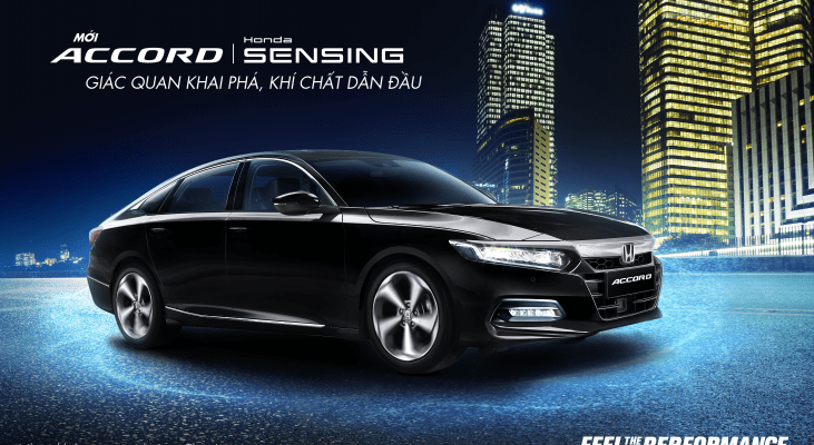 Honda Accord 2022 mới, mạnh mẽ, hiện đại, an toàn hơn với Honda Sensing